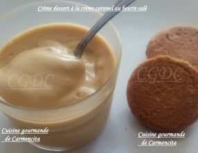 Crème dessert à la crème caramel au beurre salé