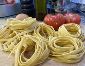 Tagliatelles fraîches aux oeufs