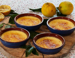 Crèmes brûlées au citron bergamote