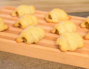 Mini-croissants Vegan à la saucisse au tofu