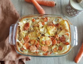 Gratin dauphinois aux légumes d’hiver