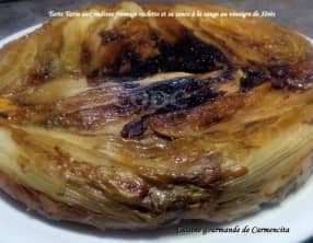 Tarte Tatin aux endives fromage raclette