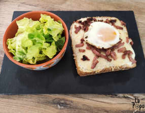 Croque-madame chèvre