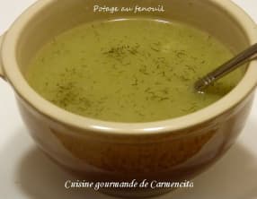 Potage au fenouil