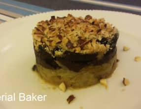 Crumble noisette, endives et boudin noir