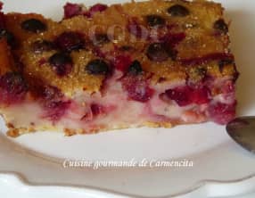 Cuajada aux cranberries et Limoncello