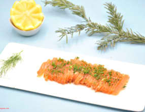 Gravlax de saumon