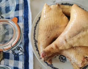 Cou de canard farci aux morilles et foie gras