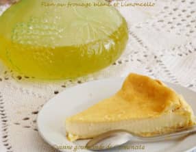 Tarte Flan au fromage blanc et au Limoncello