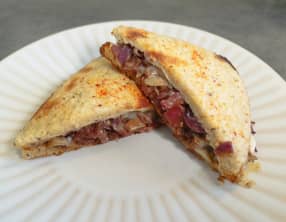 Croque-monsieur vegan