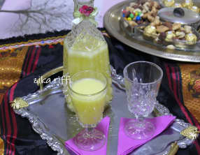 Jus de pamplemousse aux oranges et citron au miel