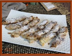 Sacristains aux amandes et chocolat