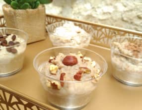 Crème dessert à la noisette et au sarrasin