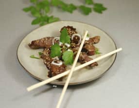 Araignée de boeuf à l'asiatique