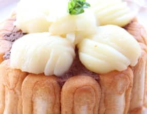 Charlotte poire chocolat