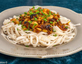 Pâtes aux crevettes