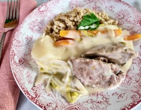 Blanquette de joues de veau