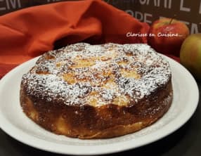 Gâteau aux pommes au lait concentré
