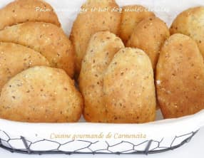 Pain à hamburger multi céréales au lait d'amande