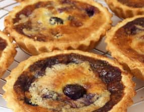 Tartelette amandine aux myrtilles