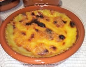Crème catalane parfumée à l'orange