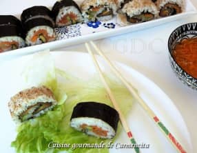 Sushi Maki inversé California roll