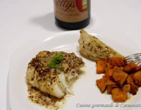 Dos de cabillaud au four sauce au cidre