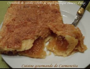 Croustade de sandia cabello de angel