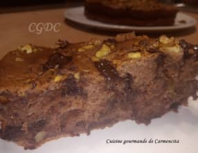 Gâteau aux bananes chocolat noix et mascarpone