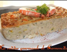 Terrine de lotte aux crevettes