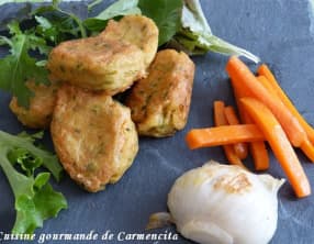 Beignets de courge aux rougets barbet