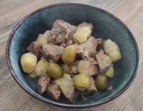 Porc aux olives et artichauts
