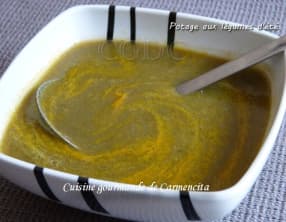 Potage aux légumes d'été