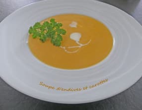 Soupe d'endives et carottes