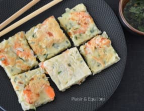 Pajeon aux crevettes