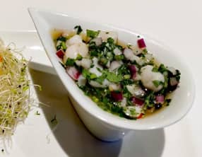 Ceviche de pétoncles