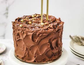Gâteau d'anniversaire au chocolat