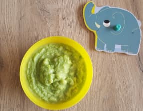 Petit pot fenouil, petit pois, fromage frais