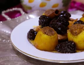 Tajine sucré salé aux pommes et au veau