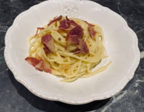 Spaghettis carbonara