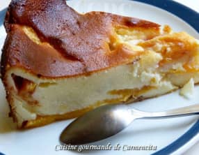Gâteau aux pêches fromage blanc et Limoncello