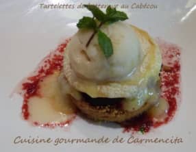 Tartelettes de betterave au Cabécou