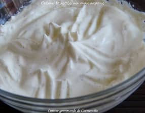 Crème fouettée au mascarpone
