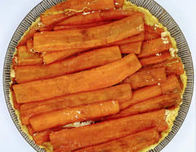 Tarte Tatin Carottes et chèvre frais
