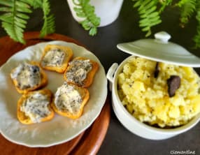 Écrasé de pommes de terre aux truffes