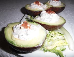 Avocat farci au crabe