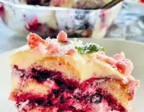 Le tiramisu aux fruits rouges