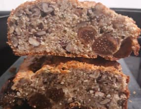 Cake salé figues et noix