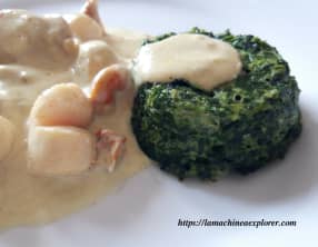 Flans aux épinards et parmesan