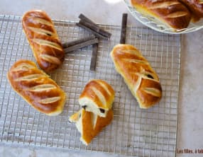 Pains au lait et chocolat au levain